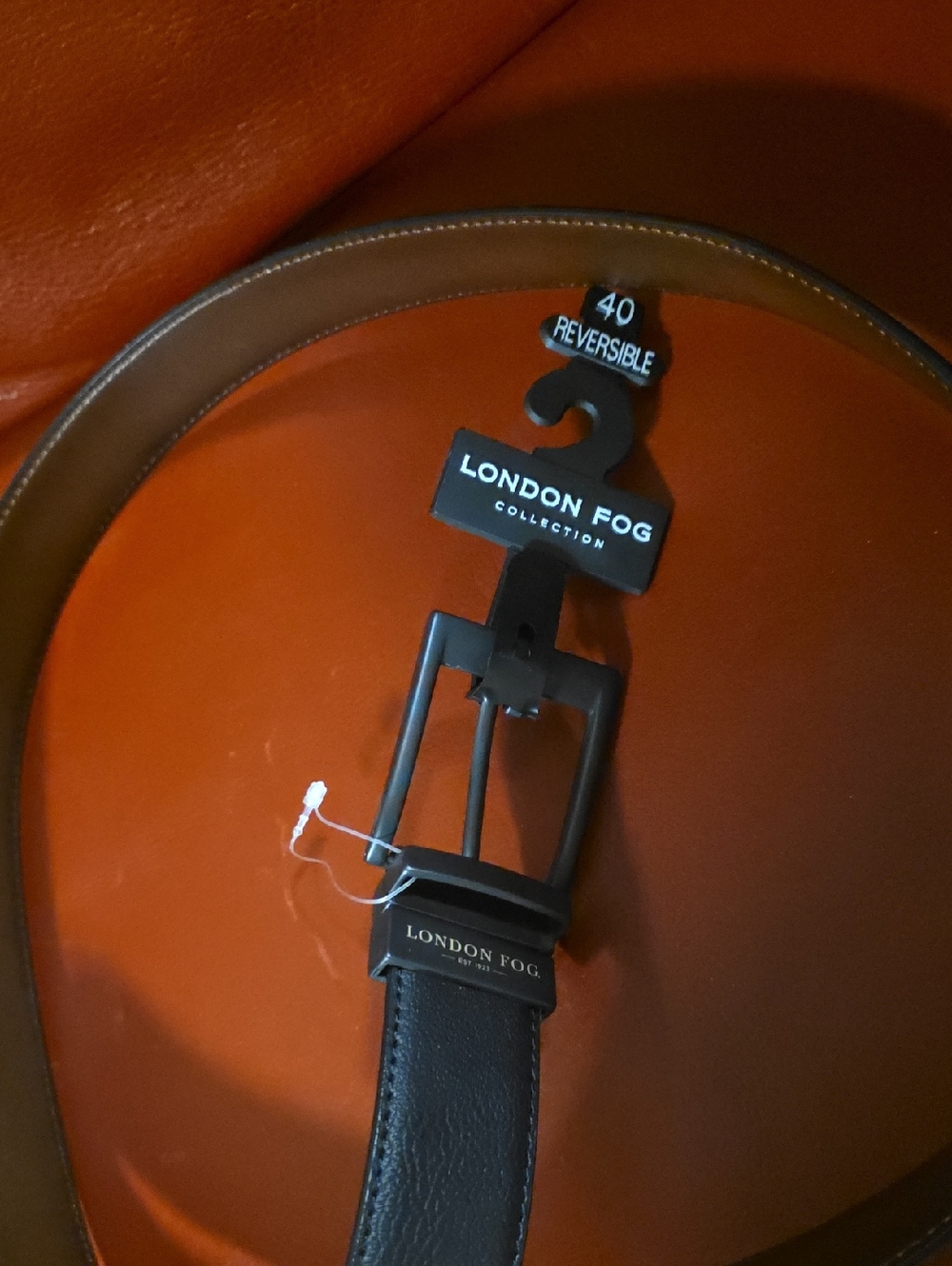 London Fog Reversible Men’s Belt in Black and Brown